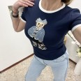 Тениска Мече STYLE Тъмно Синьо