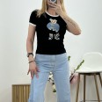 Тениска Мече STYLE Черно