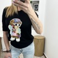 Блузка Мече Кокетка Черно