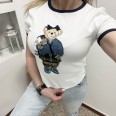Тениска Мече Мода Бяло
