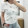 Тениска Нежни Камъни и Пеперуди Бяло