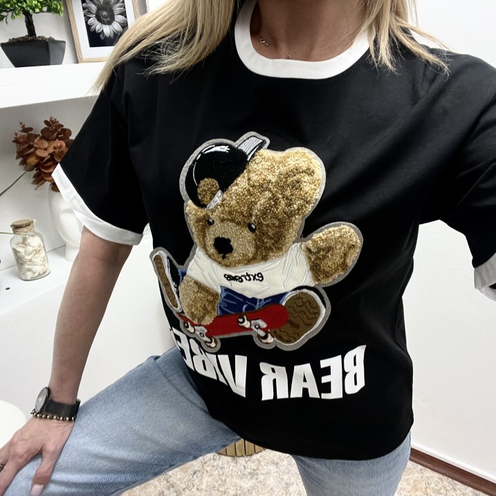 Тениска Bear Extreme Черно