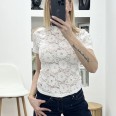 Тениска Дантела Бяла