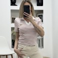 Тениска Райе Мече Розово