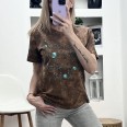 Тениска Звездички Кафе