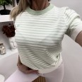 Блузка Райе Зелена