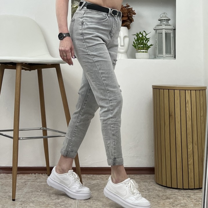 Дънки GREY с Колан 