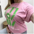 Тениска XoXo Розово