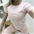 Тениска Нежно Розово 3D