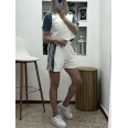 Комплект Дуо Къс Бяло