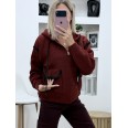 Жилетка Кашмир Кант Джоб Бордо