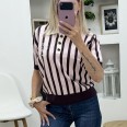 Блуза Яка Райе Розово