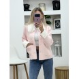 Жилетка Кашмир Дуо Пух Маншет Розово