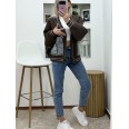 Жилетка Кашмир Деним Джоб Кафе