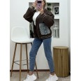 Жилетка Кашмир Деним Джоб Кафе