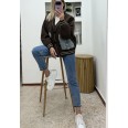 Жилетка Кашмир Деним Джоб Кафе