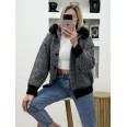 Жилетка Кашмир Меланж Черно