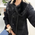 Жилетка Кашмир Букле Черно