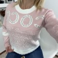 Блуза COCO Камъни Розово