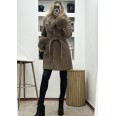 Кашмирено Палто Стил Камел