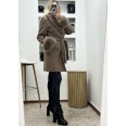 Кашмирено Палто Стил Камел