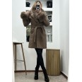 Кашмирено Палто Стил Камел