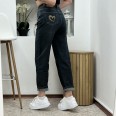Дънки Сърце MOM FIT