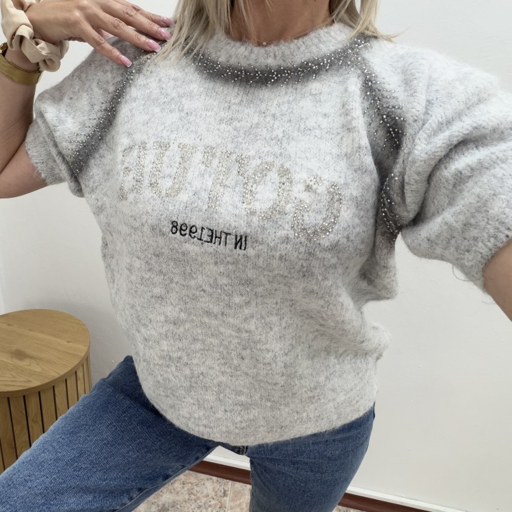 Блуза Cotue Сиво