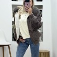 Жилетка Кашмир Лукс Релеф Кант Сиво
