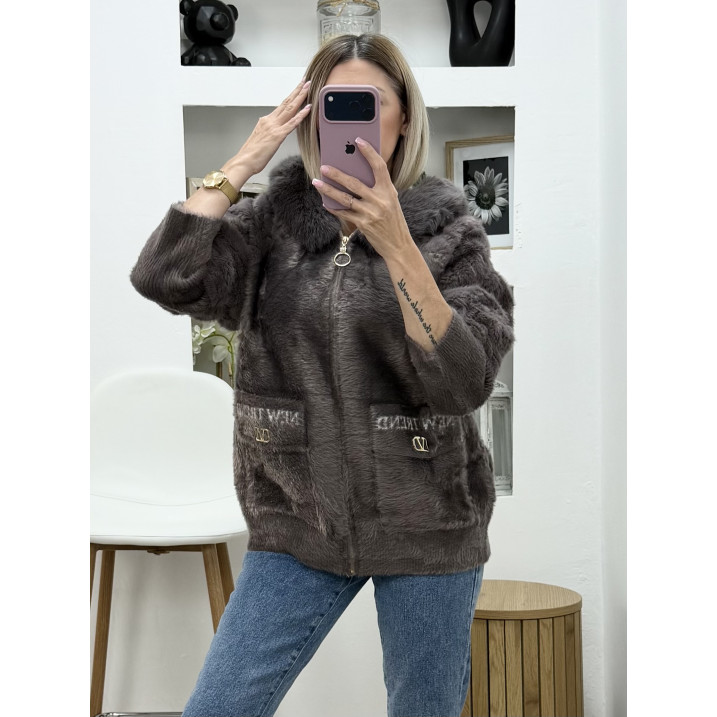 Жилетка Кашмир Лукс V Сиво