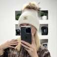 Шапка Естествен Косъм Плетиво